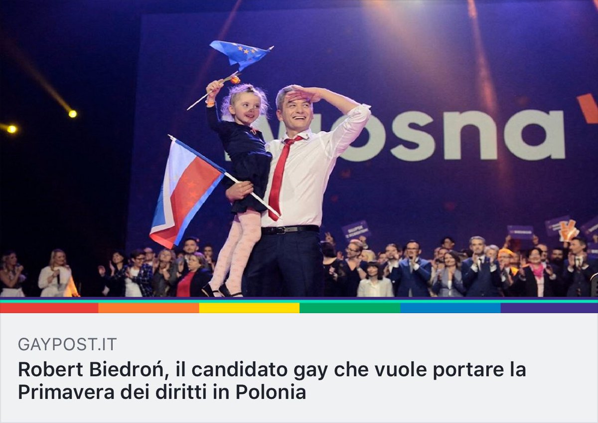 diversmamme's tweet photo. Che inizi forse a soffiare un nuovo vento da Est? Speriamo che sia forte e capace di spazzare via le nubi minacciose e nere che sostano sui cieli di tutta Europa.
Quanto manca alla fine di questa asfissiante era di sovranismo, ottusità, muri e imbarbarimento?
#Biedron 🌈 https://t.co/sejJc11joQ