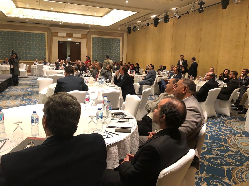 EgyptBuildMat's tweet photo. 6 February 2019 | Day 1 Highlights: Egypt Building Materials Summit at The Nile Ritz-Carlton, Cairo, Egypt.

#EBMS2019 #BuildingMaterials #Construction #Cement #Ceramic #Steel #Marble #Glass #Bricks #Metal #Wood #Architects #Designers #Engineers #Investors #Contractors https://t.co/p71ei9T9pq