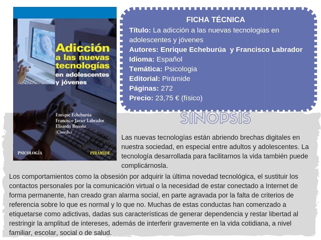 secretsdetinta's tweet photo. 10 Libros sobre el ciberacoso y la adicción a las nuevas tecnologias #2 https://t.co/XuXoAtR9Q7 https://t.co/nWrYreI3q7