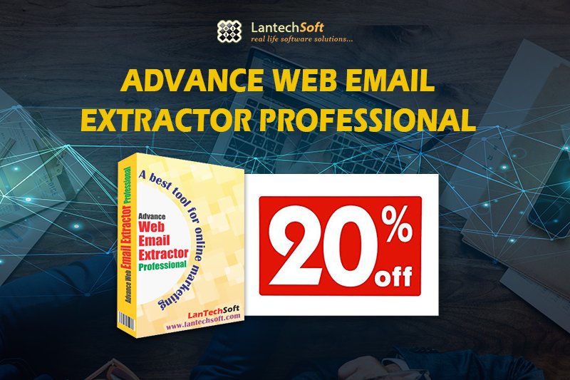 LantechSoft's tweet photo. Lantech Soft has an excellent software namely the Advance Web Email Extractor Professional. This software helps in extracting a list of email ids for your business. For more info visit at https://t.co/eU3LnpGjf8 #Website #emails #emailhunter https://t.co/m49SYIMrOb