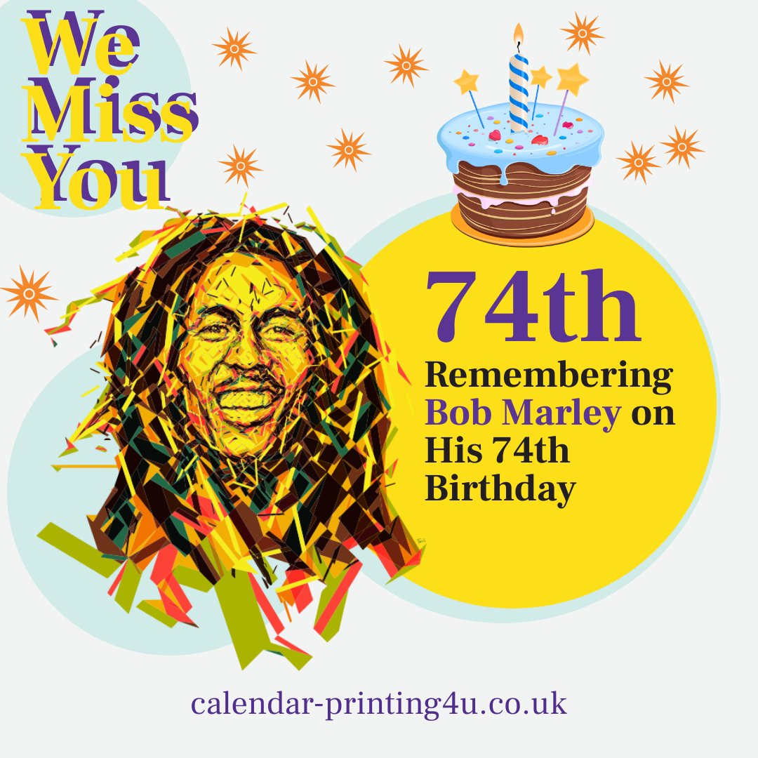 calendarprint4u's tweet photo. Remembering Bob Marley on His 74th Birthday.

https://t.co/Bvll1WzG8S

#BobMarley #bobmarleyquotes #birthday #REMEMBER #FlowersOfManchester #WednesdayWisdom #wednesdaythoughts #london #music #BusbyBabes #rastaman #Marley74 #london #calendars4u https://t.co/trNqgvraEs
