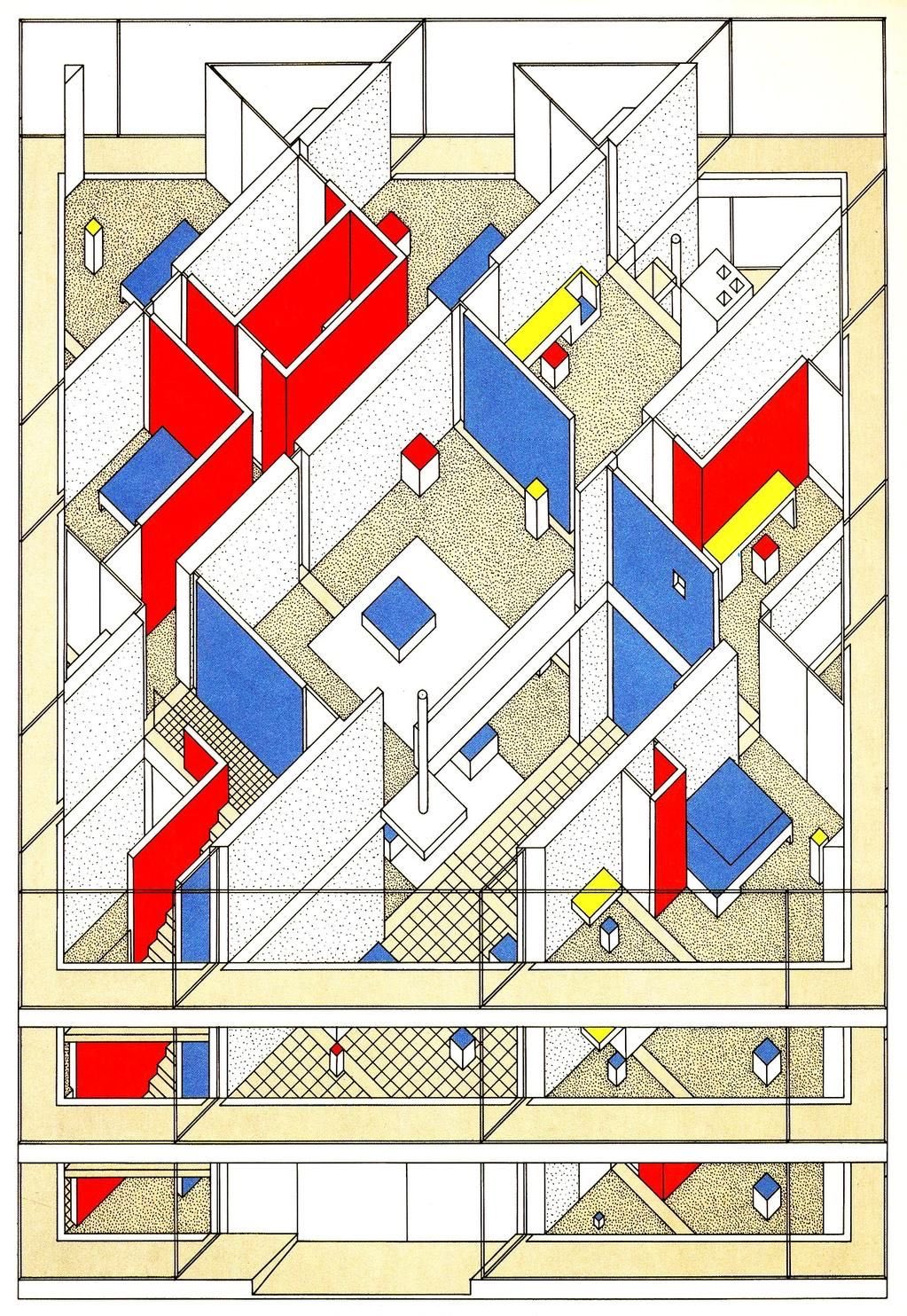 Michi イマジナリーハウスドローイングbyジョンヘイダック 超絶建築ドローイング Architecture Michi イマジナリーハウスドローイングbyジョンヘイダック 超絶建築ドローイング Architecture