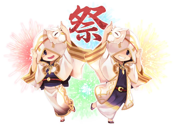 たまに描く趣味の召喚師着せ替えシリーズ。 