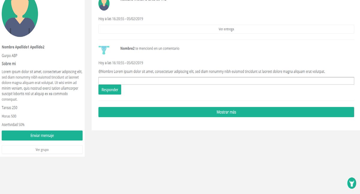 bitSMASH_'s tweet photo. Aquí os dejamos una primera prueba de la vista "Perfil de usuario" desarrollada con Angular, todavía falta por añadirle los menús los cuales estarán muy pronto. #Angular #ToroProject #ABP #develop #frontend https://t.co/lxWidn8Rtt
