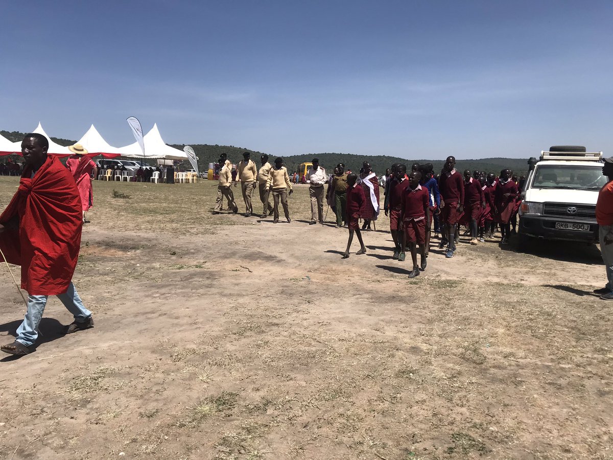 #zerotolerance4FGM just landed in Loita Hills #NarokCounty waiting for the guest of honour to arrive so the public declaration can start #SAFEMaa