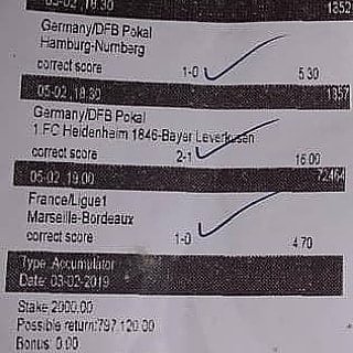 GodwinFixed's tweet image. Congratulations to all our yesterday subscribers 
people are still testifying💯 be among our winners today dm me now for today game price

+2349063540697 

*100%surefixedmatch*
Winning is 100% guarantee here
*NO_CHANCE_TO_LOOSE*