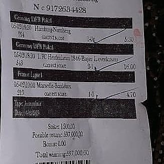 GodwinFixed's tweet image. Congratulations to all our yesterday subscribers 
people are still testifying💯 be among our winners today dm me now for today game price

+2349063540697 

*100%surefixedmatch*
Winning is 100% guarantee here
*NO_CHANCE_TO_LOOSE*