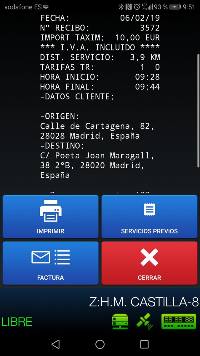 JoseWhitejose's tweet photo. Hoy vamos a comprar el precio de ambos servicios en todos los trayectos que haga
#taxi 1- #VTC 0
#MejorEnTaxi #regulacionVTC #EstoEsUnaHistoriaDePuertasGiratorias #EstafaCabifyUber https://t.co/G83OcONzZF