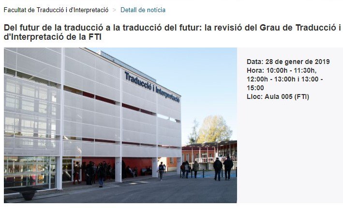 sounds_andwords's tweet photo. La setmana passada, la facultat de @TraduccioUAB ens va convidar a participar en una taula rodona sobre el futur de la Traducció on es van compartir propostes per adaptar els estudis a la demanda del mercat. Gràcies per convidar-nos! https://t.co/2oG8a5sZxC #traducció #futurFTI https://t.co/OVjswSDcp5