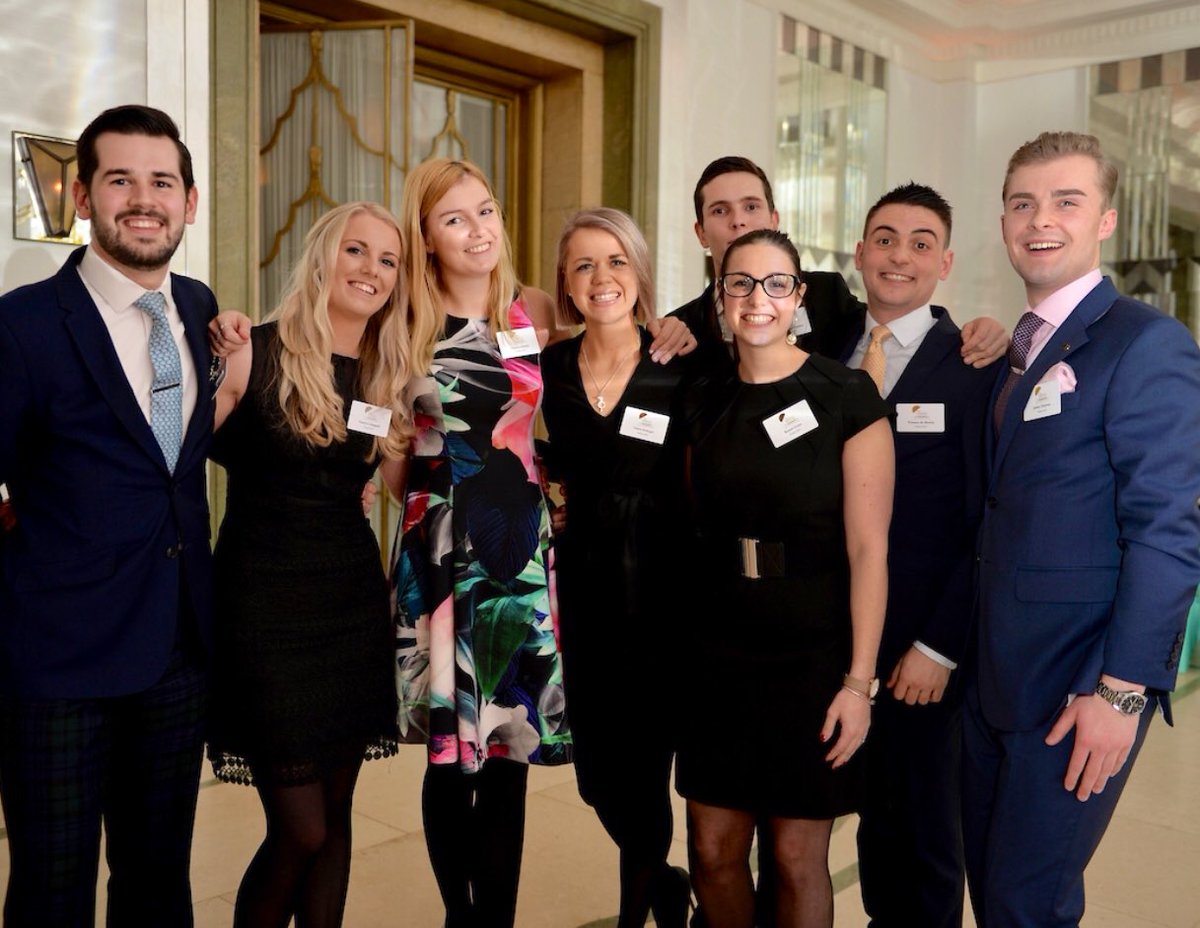 Great shot of our finalists and newest members of ‘Team Gold’. They will all have a series of unique educational and networking opportunities available to them over the course of the next year and beyond...#GSS2019 🥂