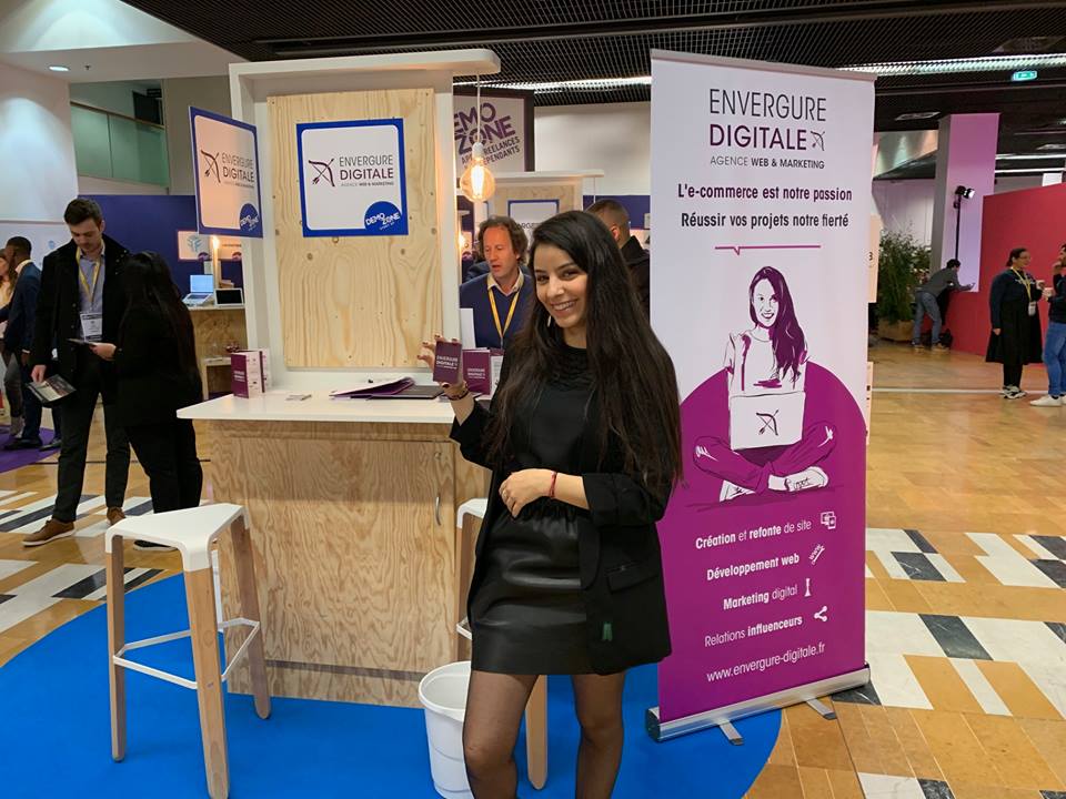 Thomas &amp; Hadjila vous attendent pour échanger sur vos projets. C’est aujourd’hui et demain au Salon des Entrepreneurs au Palais des Congrès sur le stand n°511 au village 5 de l’espace Start up Factory. En savoir plus juste ici ➡️ : salondesentrepreneurs.com. #enverguredigitale