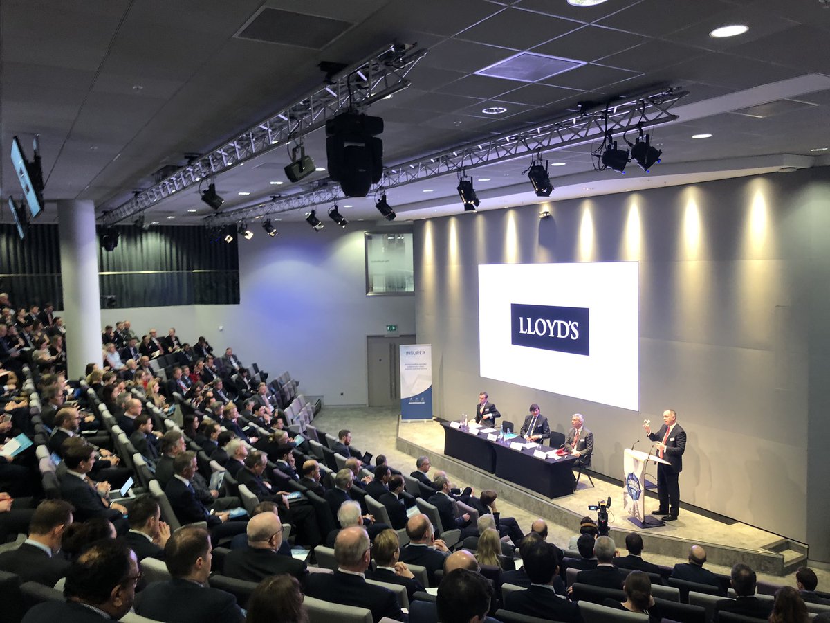 John Neal of <a href="/LloydsofLondon/">Lloyd's</a> setting out his priorities as the new CEO and how to make Lloyd’s profitable, in the first keynote today at #LondonInsForum #insurance