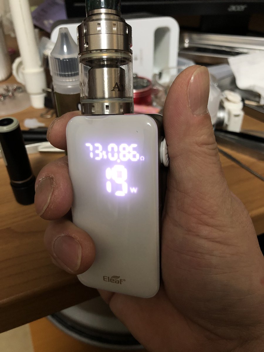 tutomu5103's tweet photo. DRAG MODとistic NOWOSの比較
小さい!軽い!これはいい!☺️
#vape #vapemod #dragmod #isticnowos #nowos https://t.co/3WVNvuq7k8
