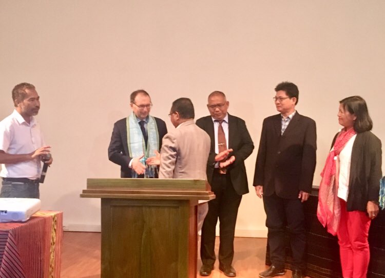EMarcesse's tweet photo. Opening ceremony of #IRASEC workshop in #Dili by Ambassador of #France to #TimorLeste today. Fruitful talks on coastal areas governance with National University of 🇹🇱 #UNTL #FransaihaTimorLeste https://t.co/ecoYiGfx3F