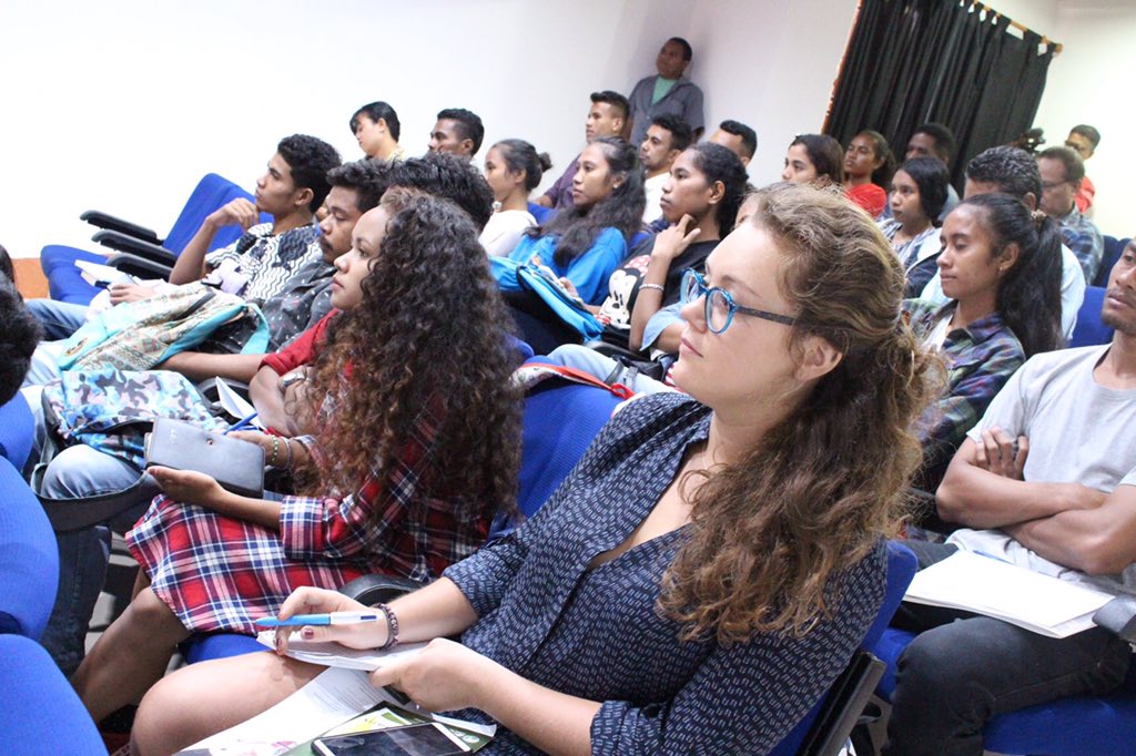 EMarcesse's tweet photo. Opening ceremony of #IRASEC workshop in #Dili by Ambassador of #France to #TimorLeste today. Fruitful talks on coastal areas governance with National University of 🇹🇱 #UNTL #FransaihaTimorLeste https://t.co/ecoYiGfx3F