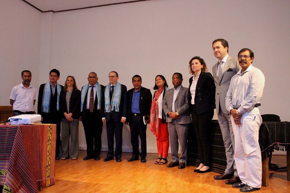 EMarcesse's tweet photo. Opening ceremony of #IRASEC workshop in #Dili by Ambassador of #France to #TimorLeste today. Fruitful talks on coastal areas governance with National University of 🇹🇱 #UNTL #FransaihaTimorLeste https://t.co/ecoYiGfx3F