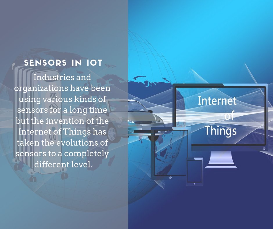 IoTIndiaTweets's tweet photo. #Sensors TypesBeingUsedIn #IoT
#TemperatureSensors #ProximitySensor #PressureSensor
#WaterQualitySensor #ChemicalSensor #GasSensor
#SmokeSensor #IRSensors #LevelSensors #ImageSensors
#MotionDetectionSensors #AccelerometerSensors
#GyroscopeSensors #HumiditySensors #OpticalSensors https://t.co/e0iVRbGie5