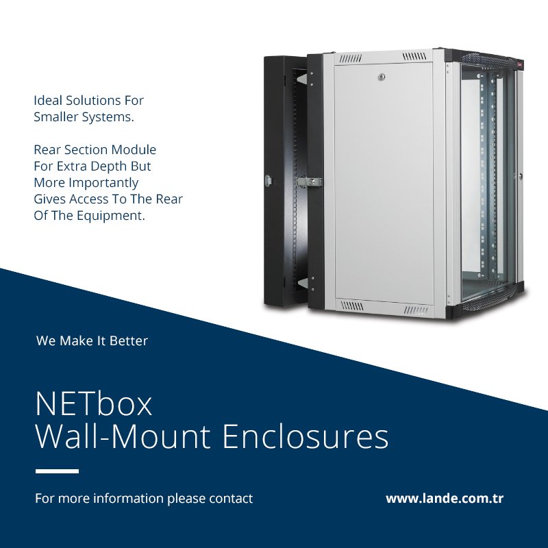 Netbox wall-mount enclosures lande.com.tr

#wallmountenclosures #enclosure #cabinets #Lande