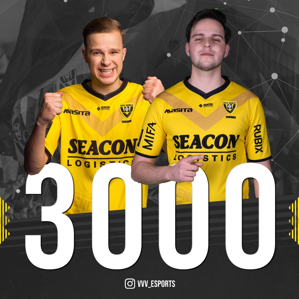 3000 volgers op Instagram 🤩