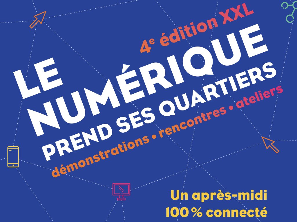 Lundi, @TMEmploitlse organise sa 4e édition du numérique prend ses quartiers. Un après-midi 💯 connecté permettant aux habitants de découvrir les opportunités du numérique 👨🏾‍💻👩🏼‍💻 👉🏻 bit.ly/2TucjVT