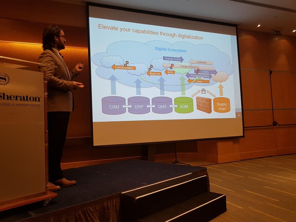 nmstjoly's tweet photo. Great start to supplier quality conference in Brussels #medtech #nsai_medical https://t.co/dlgJ5E2fPE
