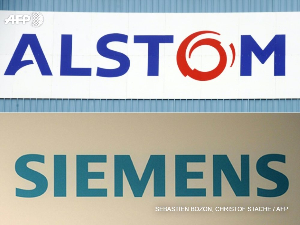 afpfr's tweet photo. Le gouvernement confirme ce que tout le monde attendait: Bruxelles va mettre son veto au projet de fusion entre l'allemand Siemens et le français Alstom, censé mettre sur les rails un champion européen du ferroviaire https://t.co/uMUH54Hspf @leprioux @antoniguez #AFP https://t.co/P2EoiD3UGS
