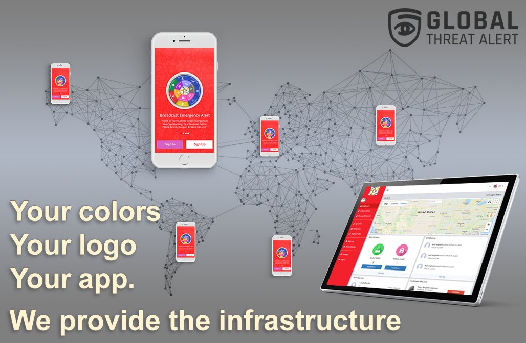 GetCell411's tweet image. Looking to start your own emergency intervention organization?
We provide a personalized version of #Cell411 for your clients + a management platform for your organization. #GlobalThreatAlert is the world’s first turn-key solution for crisis management: globalthreatalert.com