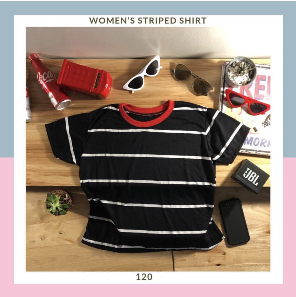 atbp2019's tweet photo. WOMEN'S STRIPED SHIRT

•size: FREESIZE
💰PRICE: 120 php https://t.co/2bmjKHe2jn