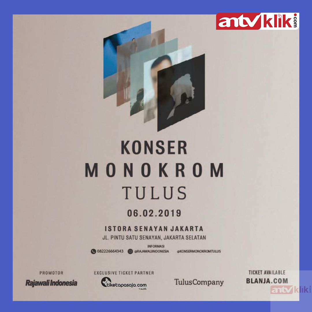 Malam ini! Konser tunggal bertajuk 'Monokrom' akan berlangsung di Istora Senayan, Jakarta. Teman Tulus Jakarta pasti udah pada siap nonton konsernya yaa 😊
.
#ANTVKlik #GampanginAja #KonserJKT #Tulus #Monokrom #TemanTulus #Event #Jakarta