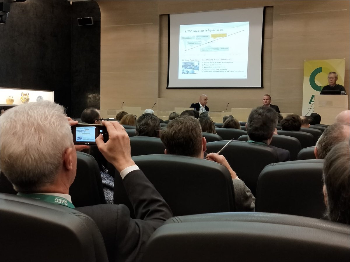 aec_es's tweet photo. 'Toyota combinó su cultura de trabajo con la cultura de EEUU' aprendiendo sobre #liderazgo de Toyota en #AEC_MasterClass https://t.co/ae6NECFZvt