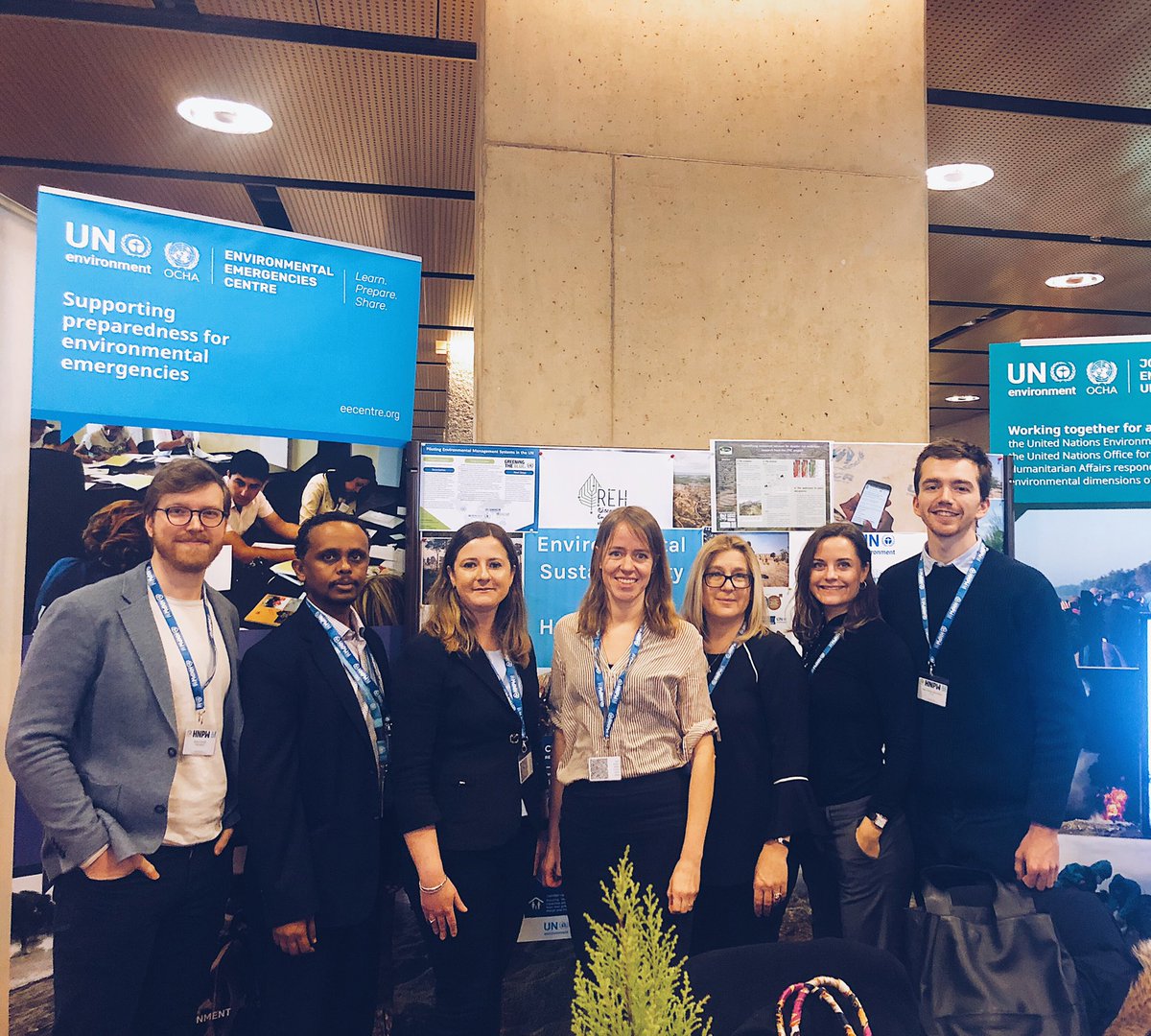 We are the The UN Environment/OCHA Joint Unit team - the UN mechanism to mobilize and coordinate emergency assistance to countries affected by the environmental impacts of disasters and conflicts. Together for a better respons! #HNPW2019 #sustainability #climatechange