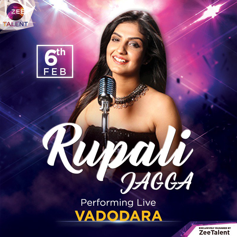The beautiful <a href="/RupaliJagga/">Rupali Jagga</a> is performing live tonight in Vadodara.