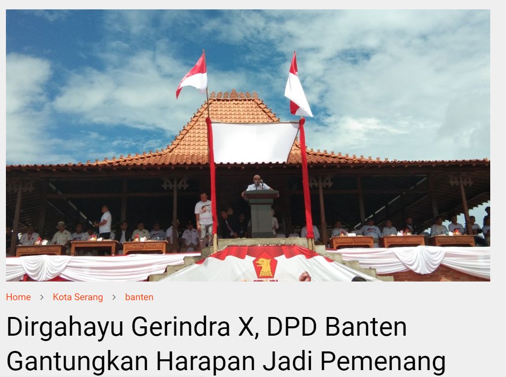 Dirgahayu Gerindra yang ke-11
<a href="/Gemacan70/">.#2019PrabowoSandi 🇮🇩 .#MCA .#ℑℜ</a> <a href="/Ghoz4ly/">⭐</a> <a href="/Beras_Pera/">Beras Pera</a> <a href="/Romelah_mel/">Democracy_Is_Dead 🏴</a> <a href="/abiyyu231299/">Muhammad Abiyyu</a>
@HajrahDouboegis @RPSSULSEL <a href="/HarryRidwan_Ay/">Harry-Love 🇮🇩❤🇵🇸</a> <a href="/yarham02/">Yarham</a> <a href="/acoxduko/">#2019PrabowoPresidenRI - PRAGA</a>

#DirgahayuGerindra
#DirgahayuGerindra
#DirgahayuGerindra

bantenekspose.com/2018/02/dirgah…