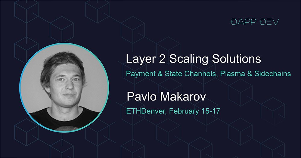 dapp_dev's tweet image. Excited about L2 Scaling Solution and decentralized financial markets? We are. Join us at #ETHDenver for learning more about #DeFi and building products around it. @a16z @polychaincap @coinbase @AbstractVC @1confirmation @compoundfinance @DharmaProtocol @MakerDAO @connextme