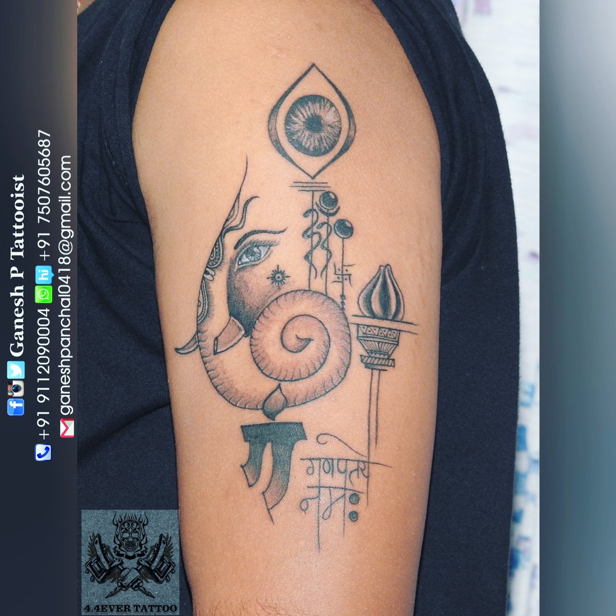 Ganpati tattoo hires stock photography and images  Alamy