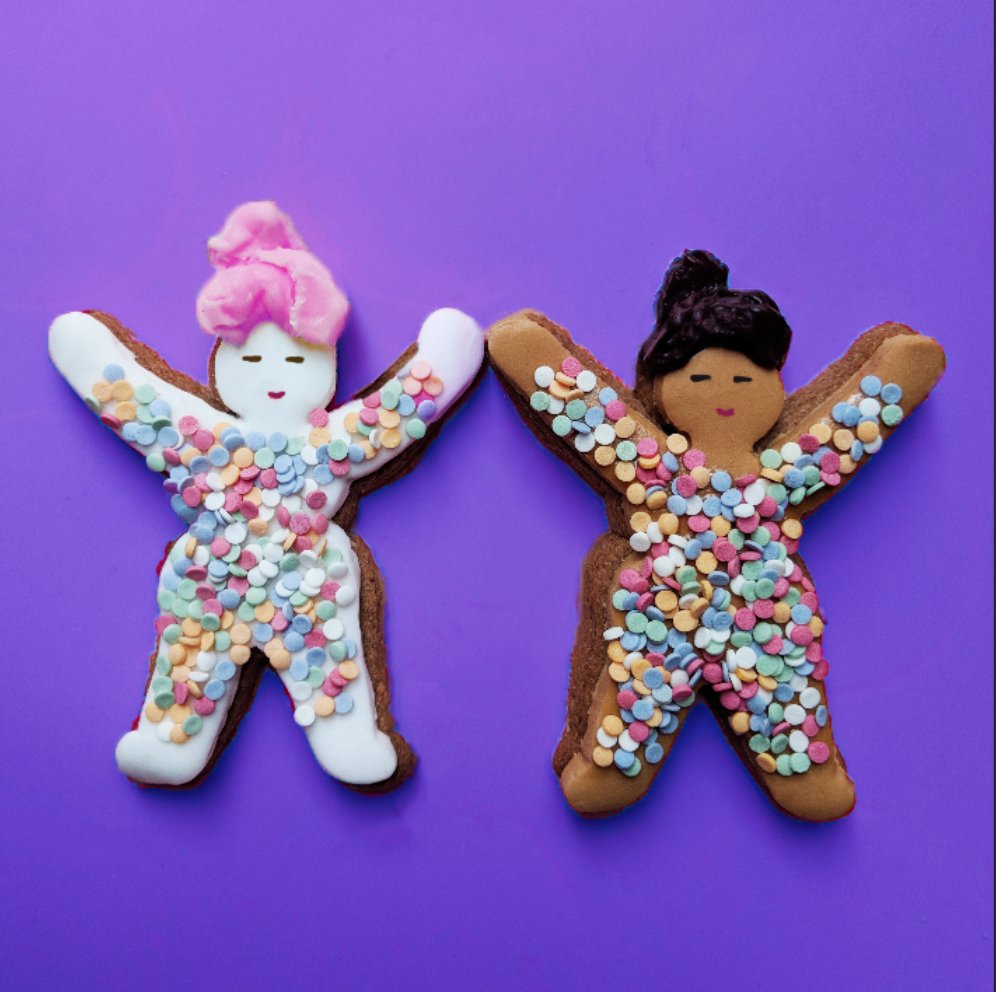 Our Bossy Gingerbread Ladies are already practicing their #BalanceforBetter pose for #InternationalWomensDay - when our cookies are launching for sale &amp; will support girls' charities 🦸‍♀️👩🏿‍🚀👩🏿‍⚖️👩‍🎤🦸🏾‍♀️👩🏾‍⚕️👩🏿‍🔬 
.
Ready to crumble the patriarchy on #IWD2019 !