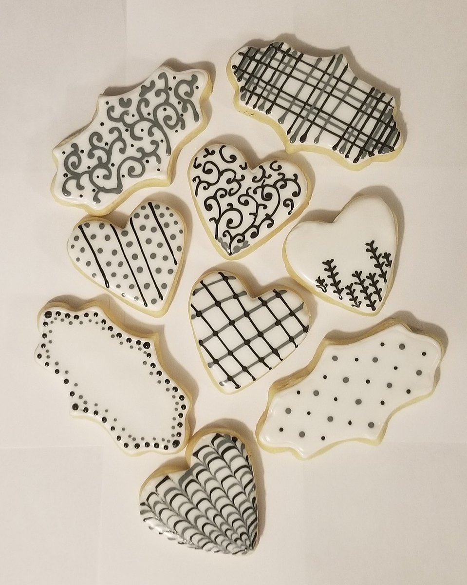 Our new obsession is designing sugar cookies. These understated beauties make quite the statement. #cookies #baking #bakery
