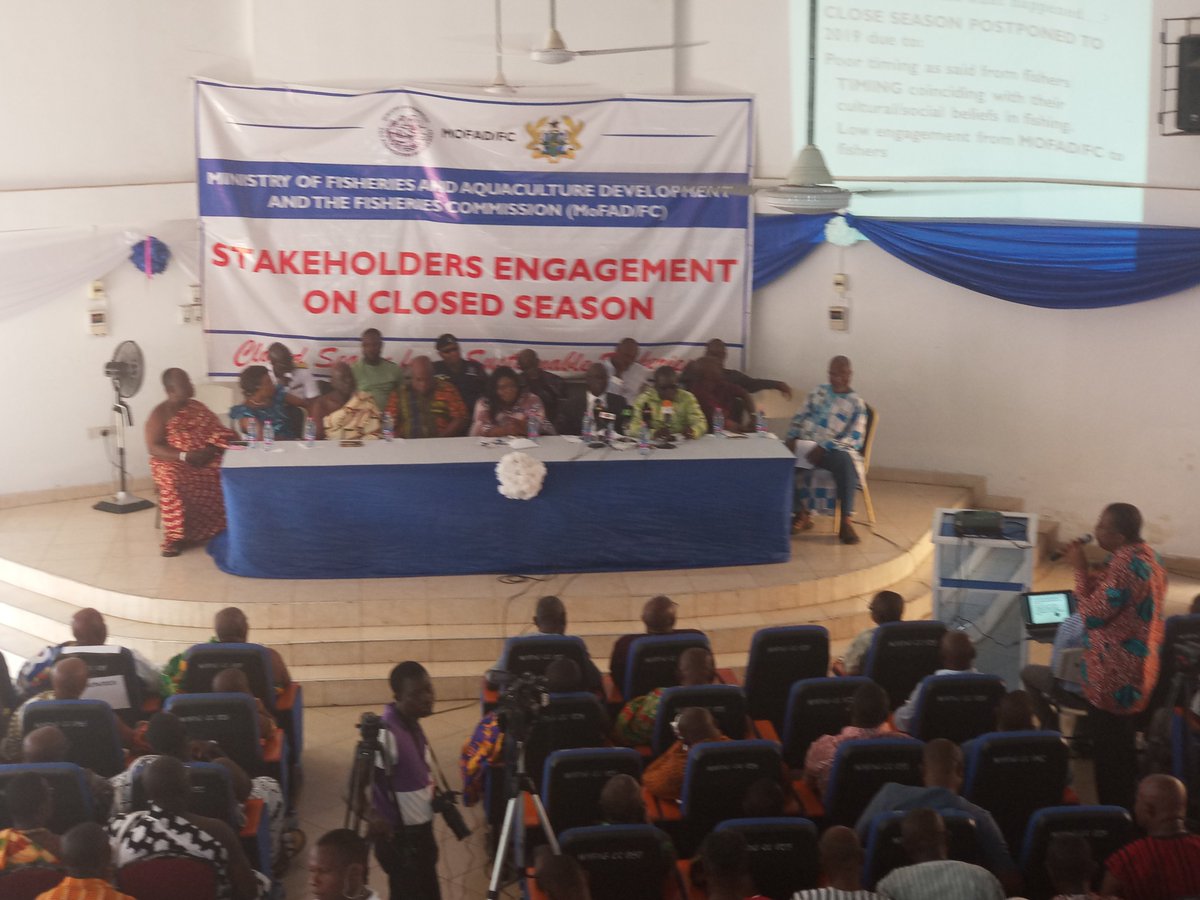 MoFAD ROAD MAP DISCUSSION ON THE IMPLEMENTATION OF CLOSED SEASON 2019