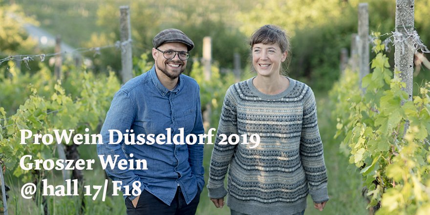 GroszerWein's tweet photo. Looking forward to meeting all of you at @ProWein from March 17th to March 19th in Düsseldorf 👉 hall 17/ F18! #prowein #prowein2019 #prowein19 #groszerweinontour https://t.co/PgCzSKoqTn