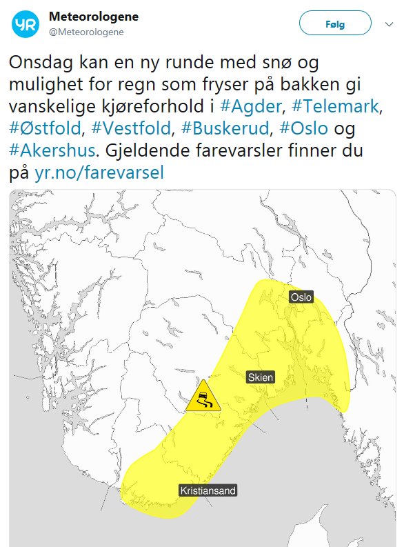 VTS_sor's tweet image. Kjør etter forholdene og vis hensyn!