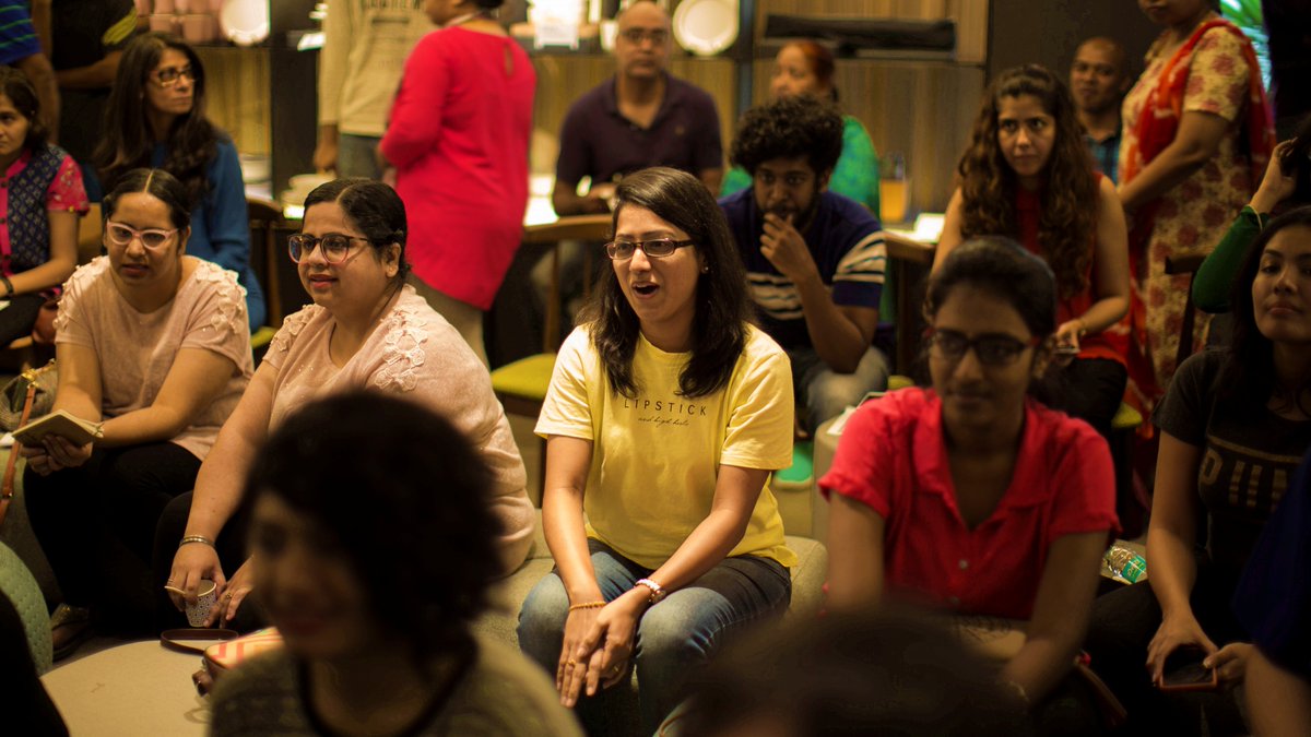 scriptonlineind's tweet image. It was a beautiful afternoon in our store with Ayurveda expert Amrita Kaur, who gave us a sneak peak into food secrets that lead to a fuller life. If you'd like to join us for our next session, stay tuned! #ScriptHuddle #ScriptYourSpace #Bangalore