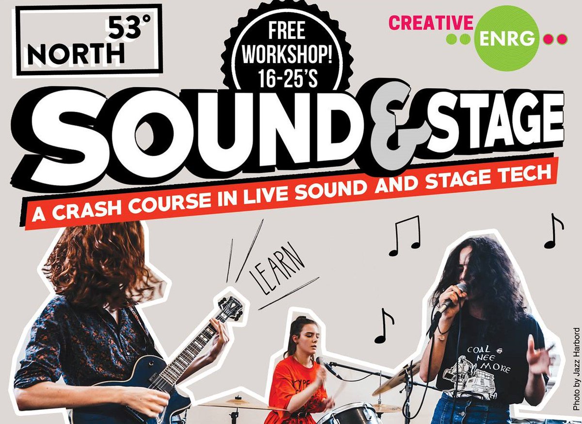 Aged 16-24 and fancy a career in the music industry? 
We are joining up with <a href="/53DegreesMusic/">53 Degrees North</a> to host a Music Industry Masterclass on the 22nd &amp; 23rd February
E-mail info@53degreesmusic.org for more info!

<a href="/ace_national/">Arts Council England</a> <a href="/ace_thenorth/">Arts Council England, North</a>