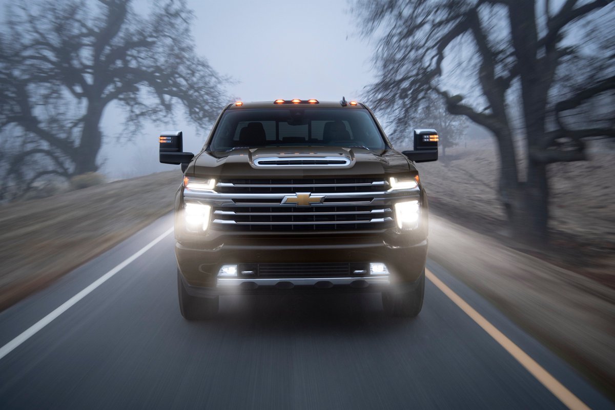 The 2020 #SilveradoHD is here and it's bigger and badder than ever. 910lb-ft of torque? Check.  Peak towing up to 35,500lbs? Check. First-ever trailer-view camera to 'see through' a trailer? You bet! Look for it later this year. #MiltonON