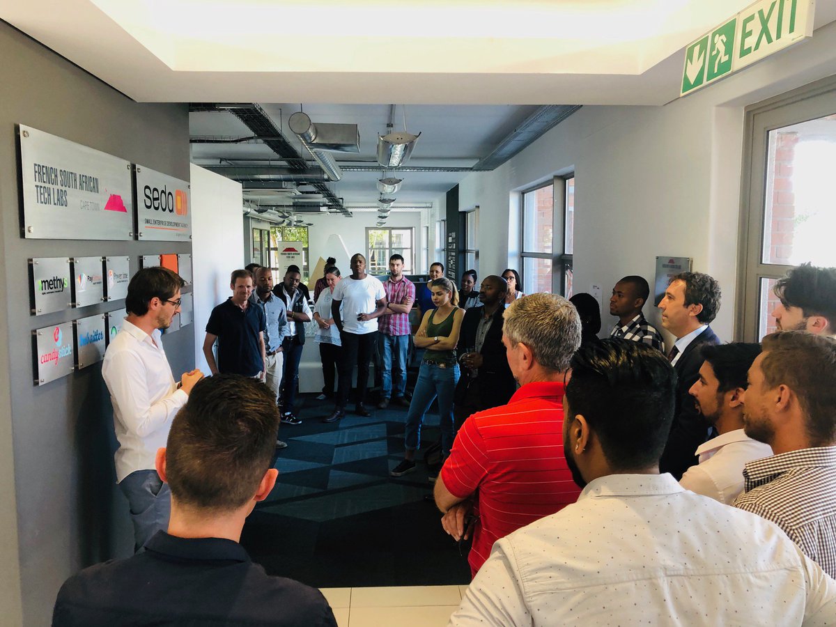 methysgroup's tweet photo. 3 startups from the French South African Tech Labs have graduated into the acceleration programme - well done The Good Tree, Guardian Gabriel and Thrivor!
For more information about FSAT Labs visit their website. Link: https://t.co/QKqAf3mF03.
#FSATLabs #Startups #AfricanTech https://t.co/O0NWvMGYlI