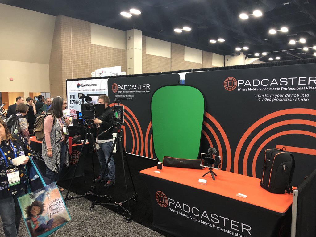 EdTechScott's tweet photo. A bit foggy this morning , but a great start to day 2 at #TCEA19   One of my fav shows each year. Come by the @padcaster booth 445 to say hi! https://t.co/PoHJVTEbex
