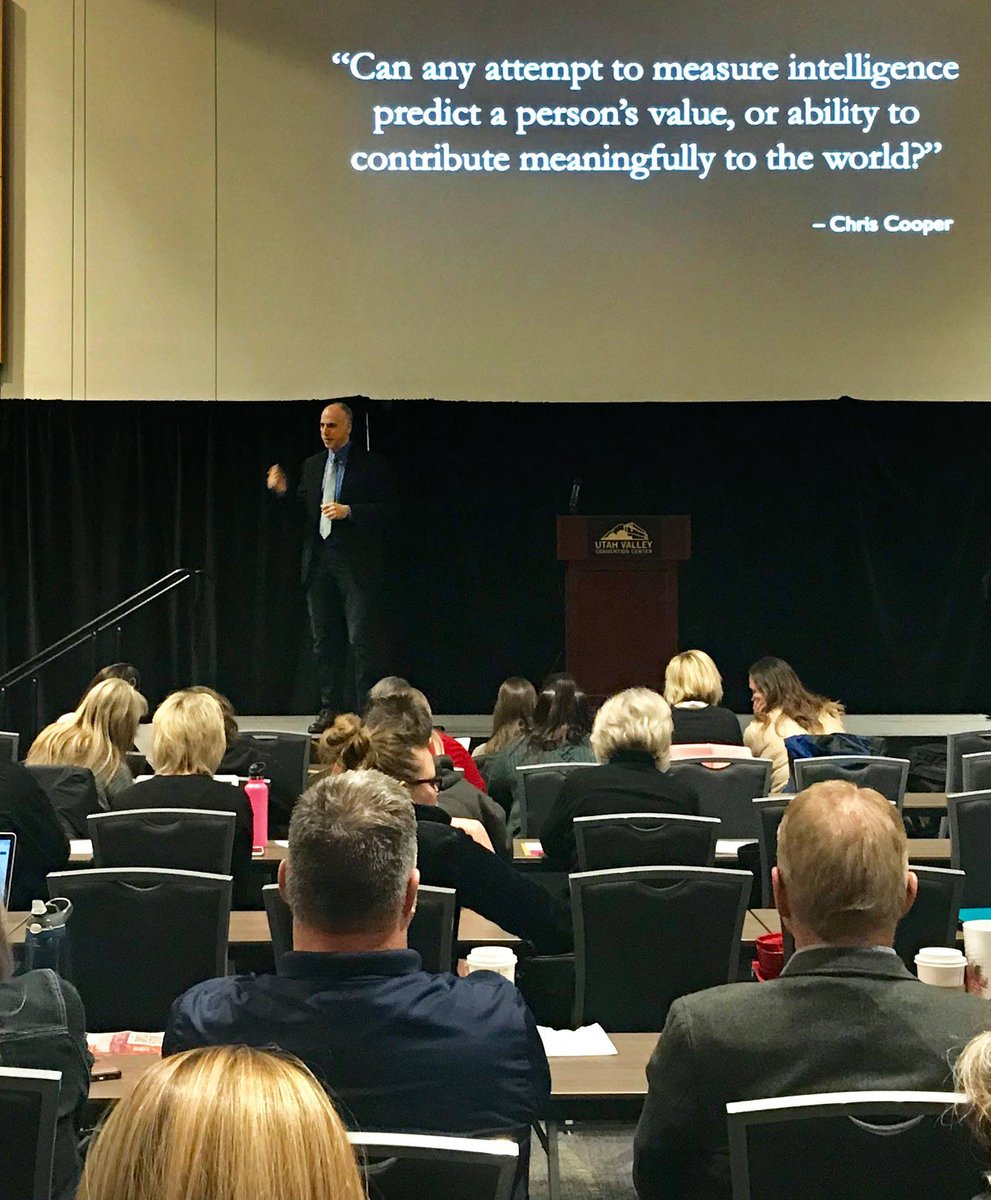 IntelligenceDoc's tweet image. Utah rocks!! Thanks for inviting @_danhabib to share #IntelligentLives and his #Postsecondarytransition films with more than 300 transition specialists, special educators and other educators from around the state at the 2019 Transition Institute! #InclusiveEducation #OpeningDoors