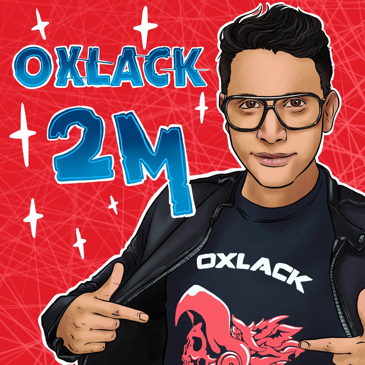 2b's tweet photo. 🌟 ¡Hoy queremos dar la enhorabuena a nuestro #2btuber Oxlack Investigador (@OxlackCastro) que ha llegado a las 2.000.000 de suscriptores en YouTube! 🌟 ¡ENHORABUENA! #APorLos3M https://t.co/Sce2hzHQYh