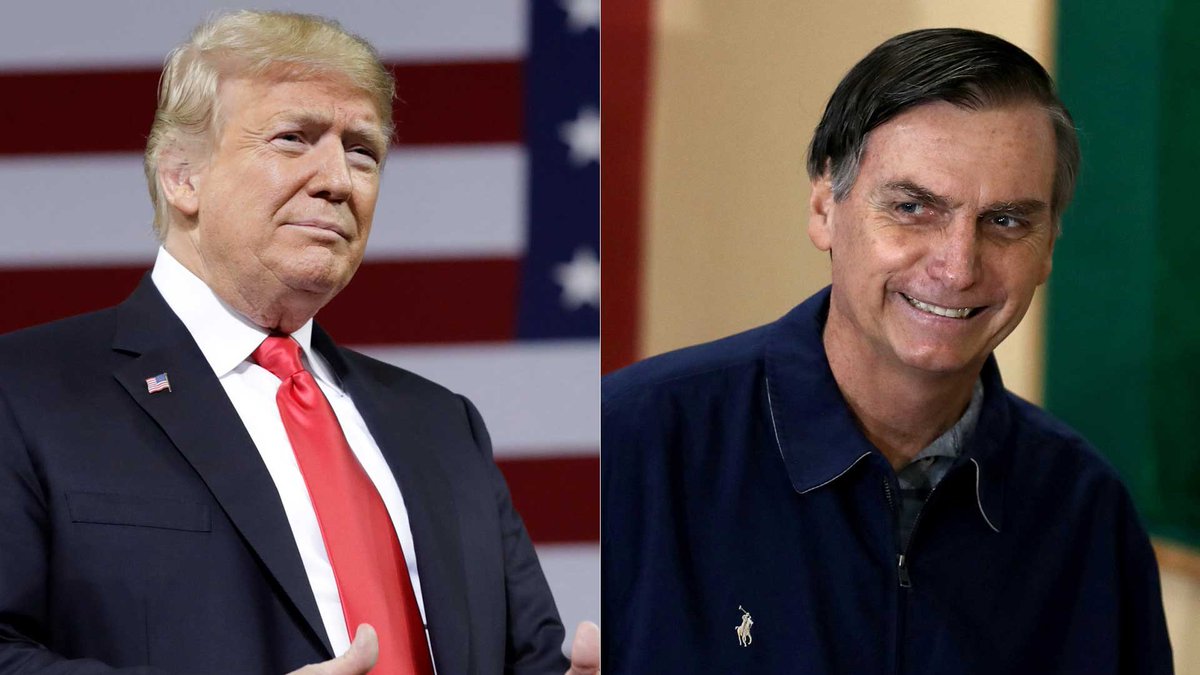 infobaeamerica's tweet photo. Donald Trump recibirá a Jair Bolsonaro en la Casa Blanca a mediados de marzo https://t.co/HWBOHTZ29t https://t.co/Z2i3LoufPX
