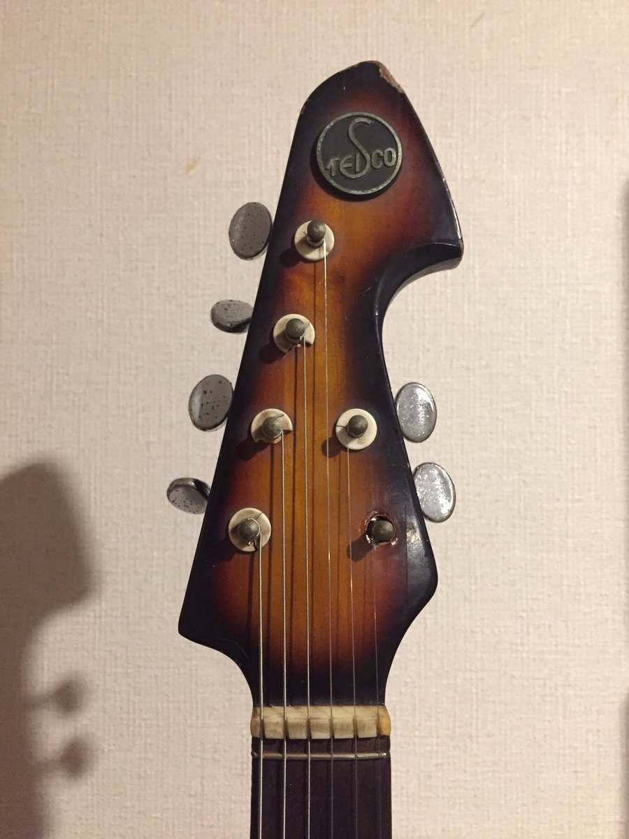 chaga_ten's tweet photo. この機能性からくる非対称がたまらんテスコのヘッド #テスコ #teisco #k3l https://t.co/V7N2vrekl4