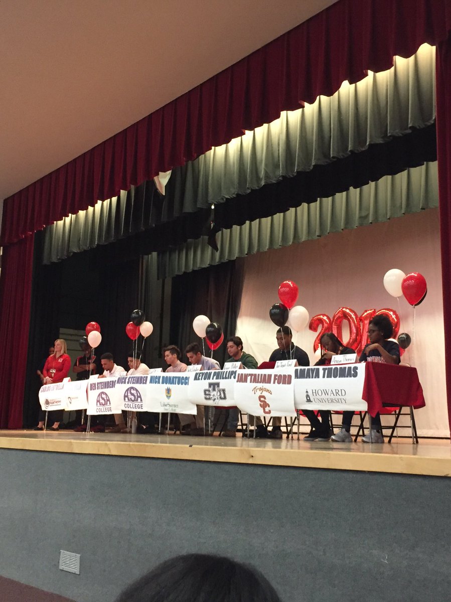 nehs_sga's tweet photo. National Signing Day! Northeast High School!! Congrats Athletes! https://t.co/b5UsLbHb7Q